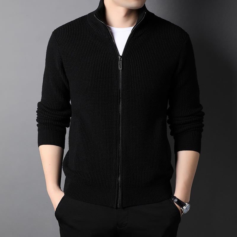 Cardigan Leon Wool - Black