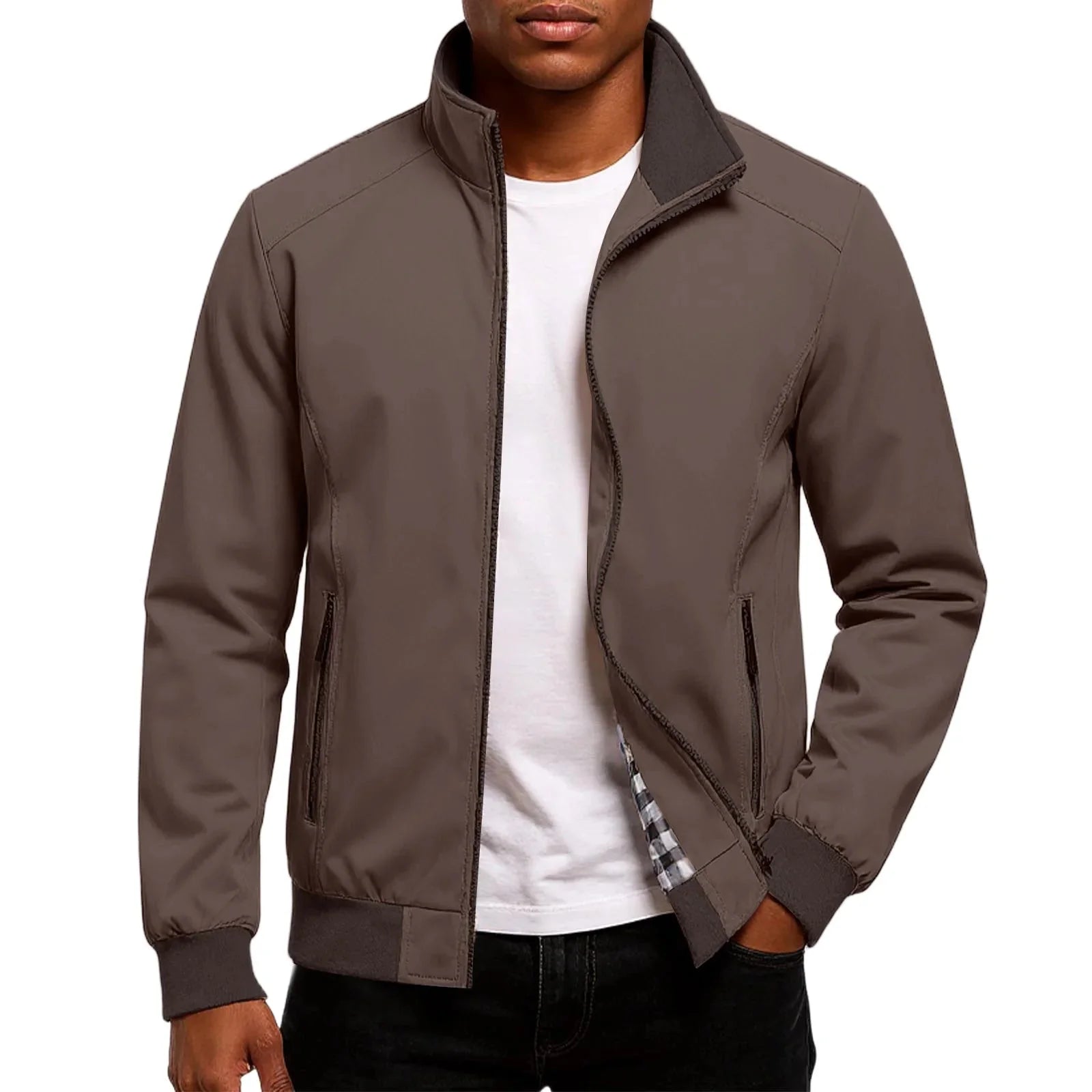 Jacket Adrian Bomber - Brown