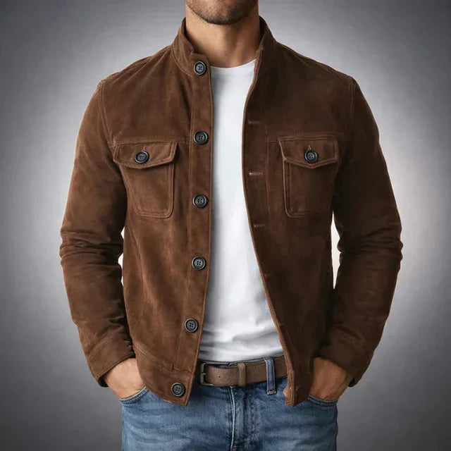 Jacket Lorenzo Suede - Brown