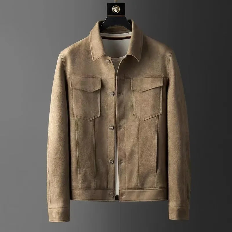 Jacket Casual Suede - Black