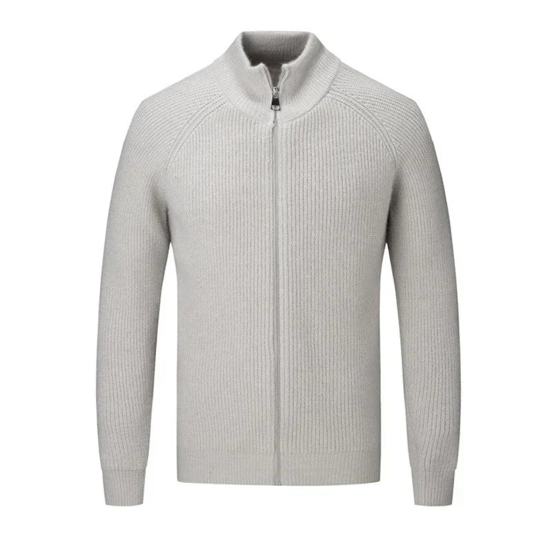 Cardigan Knit Casual - Dark gray