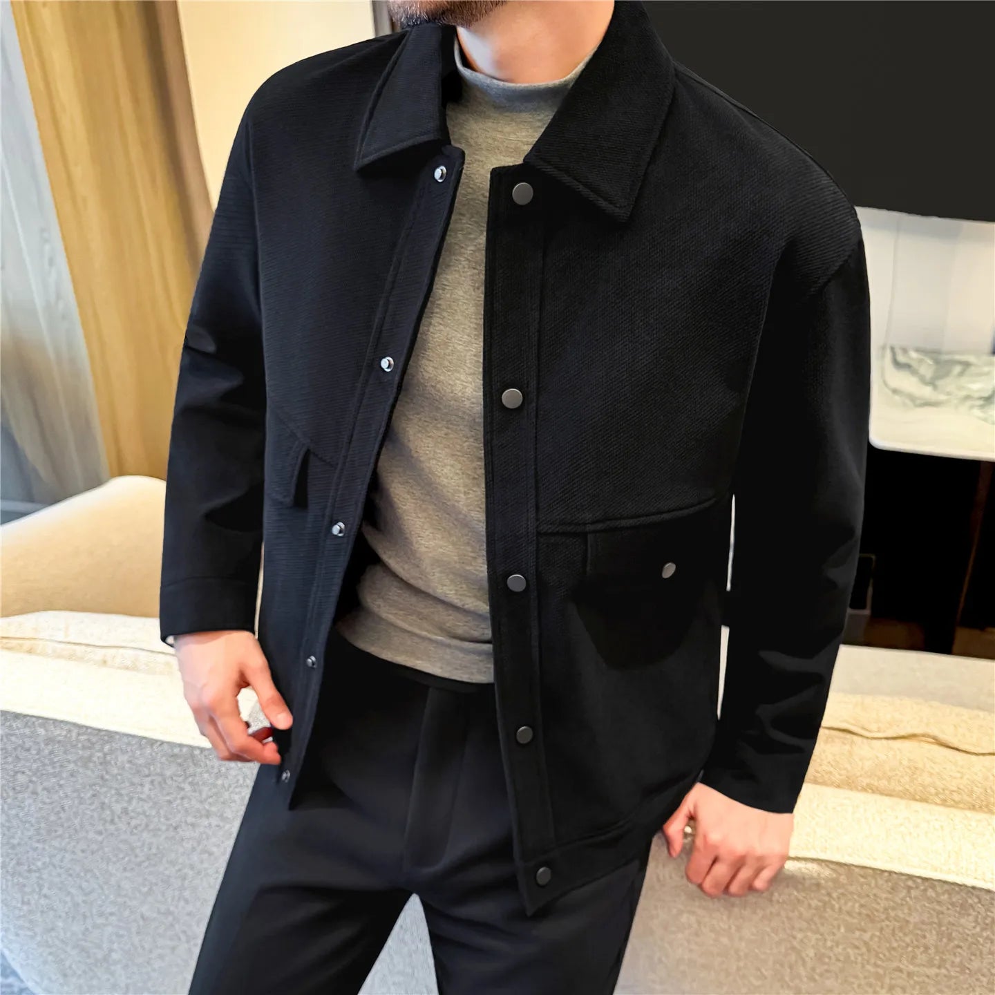 Jacket Layered Utility - Brown