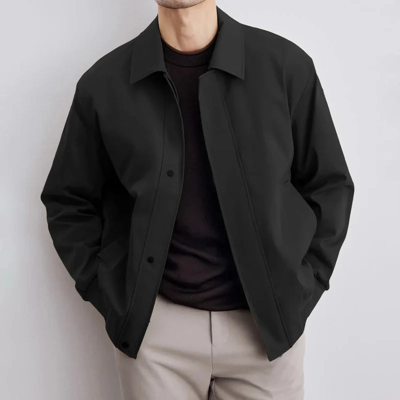 Jacket Minimalist Casual - Navy blue