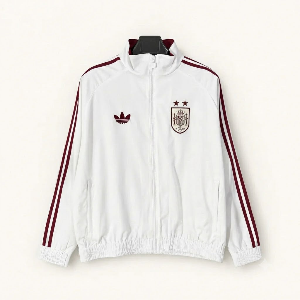 Stay sharp on and off the pitch with the 2026 Windbreaker Jacket - White