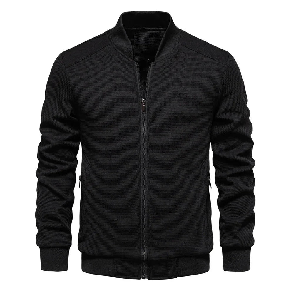 Jacket Theo Knit Bomber - Brown