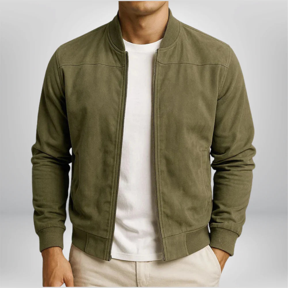 Jacket Matteo Leather - Blue
