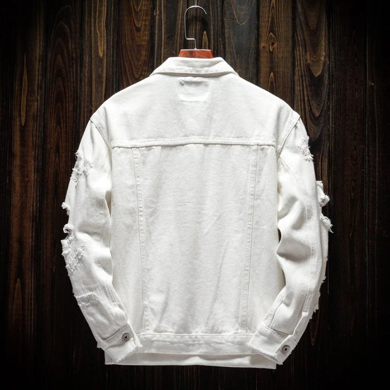 Jacket Enzo Denim - White