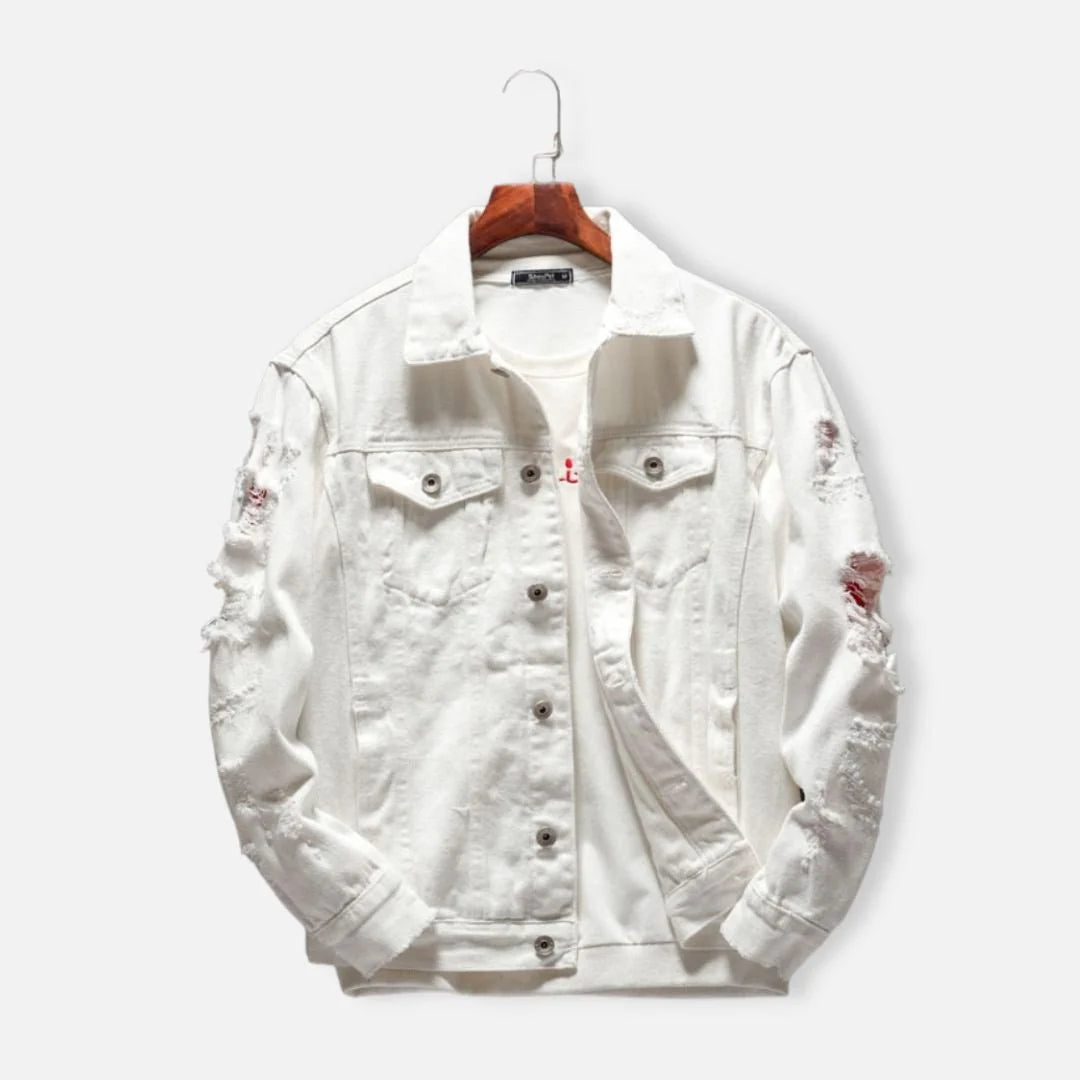 Jacket Enzo Denim - White