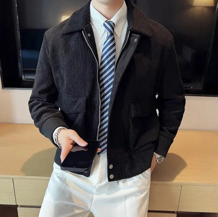 Jacket Carlo Corduroy - Black