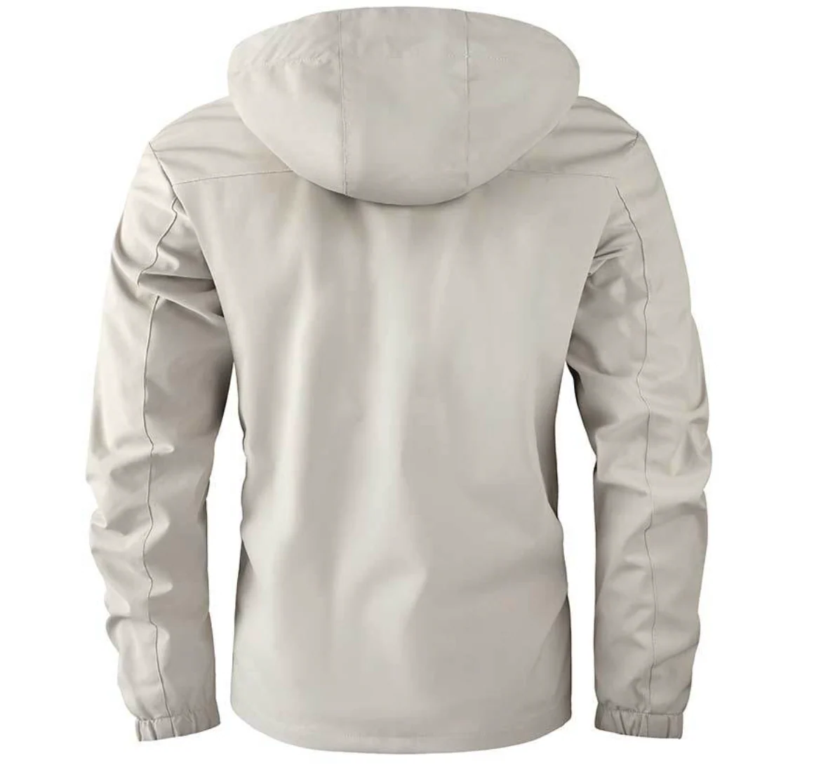 Hooded Waterproof Jacket – White