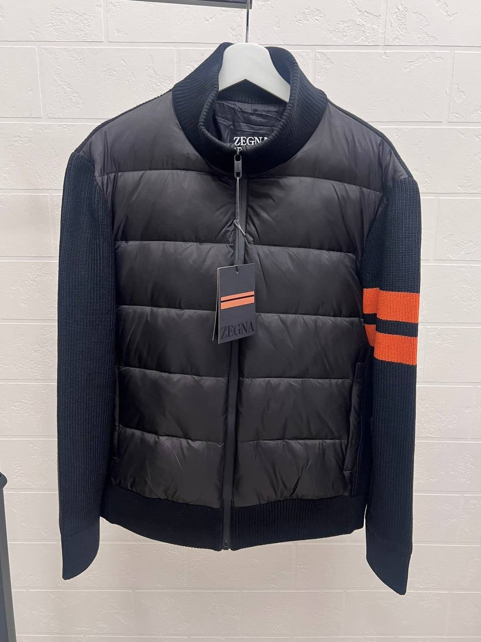 Quilted Zip Knit Jacket