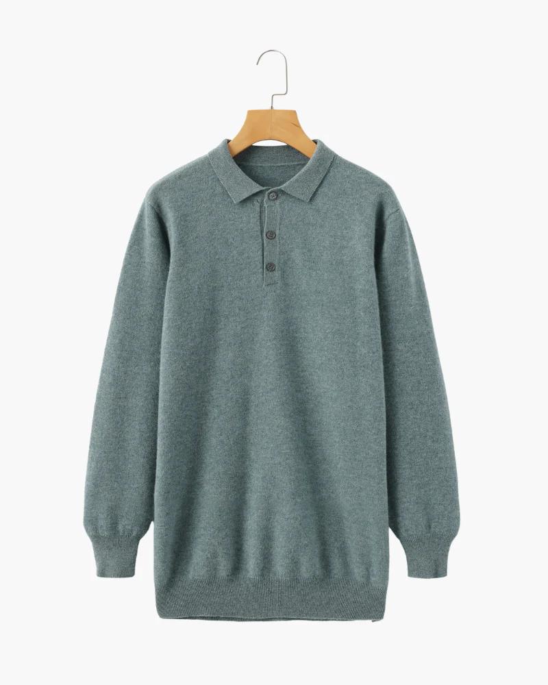 Cashmere Polo Sweater – Trio Set