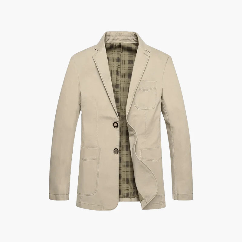 Jacket Tailored Cotton - Army Green