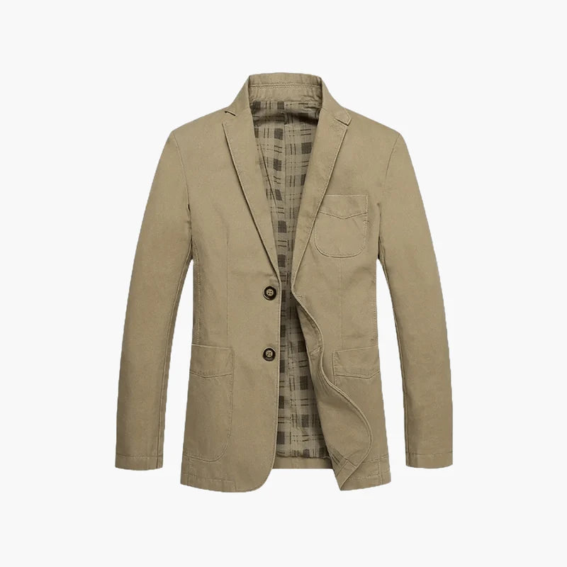 Jacket Tailored Cotton - Black