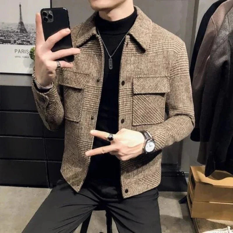 Jacket Vincent Plaid - Gray