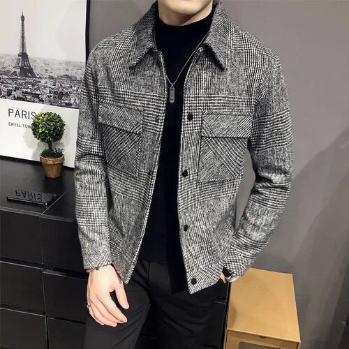 Jacket Vincent Plaid - Gray