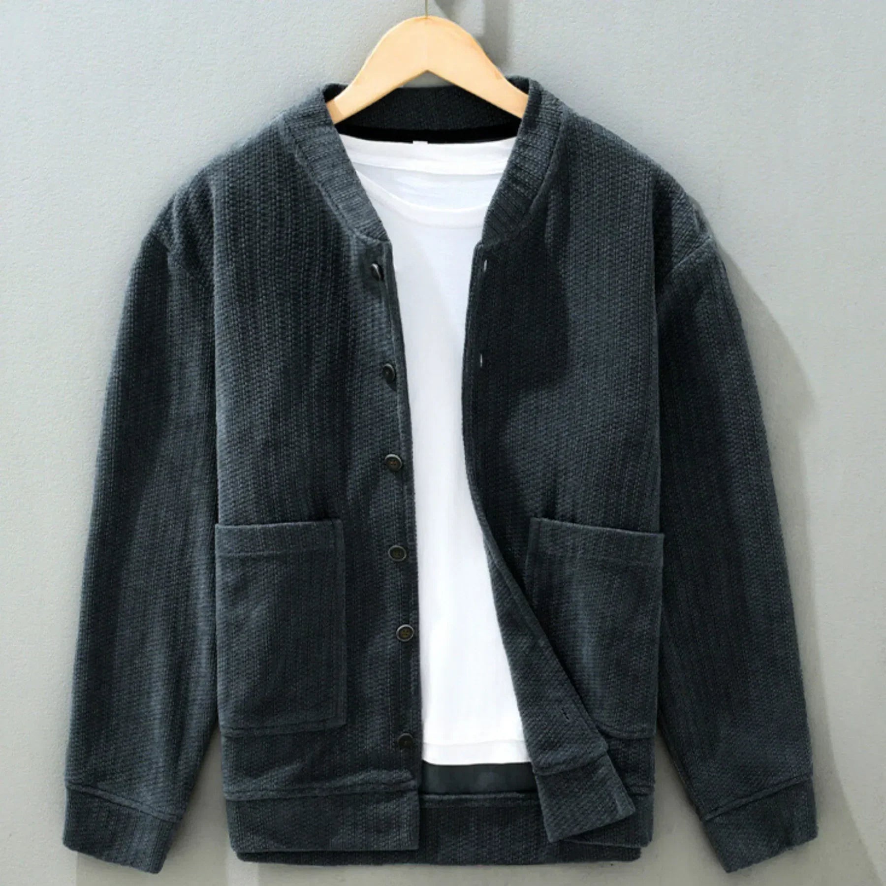 Mosswood Kapok-Lined Cotton Jacket - Misty Gray