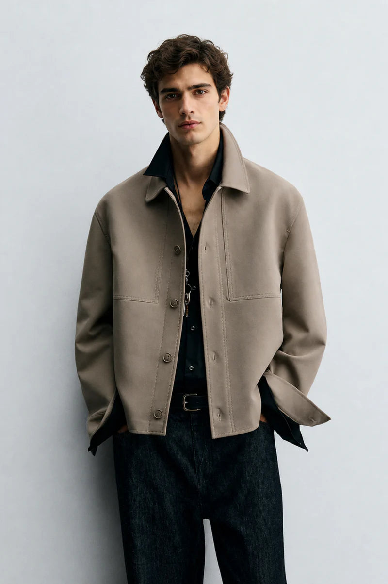 Jacket Modern Casual - Military green