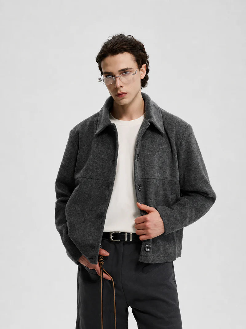 Jacket Oversized Cotton - Gray