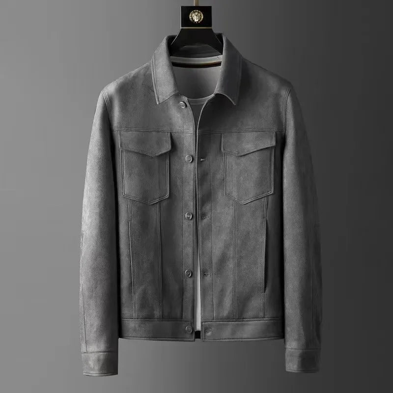 Jacket Casual Suede - Gray