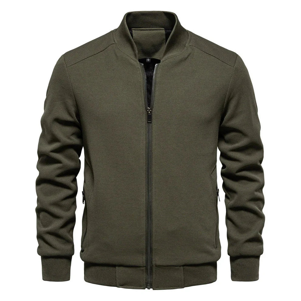 Jacket Theo Knit Bomber - Green