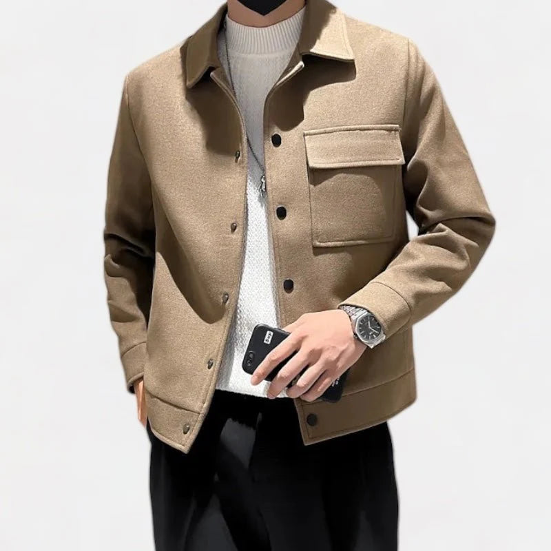 Jacket Clean Casual - Black
