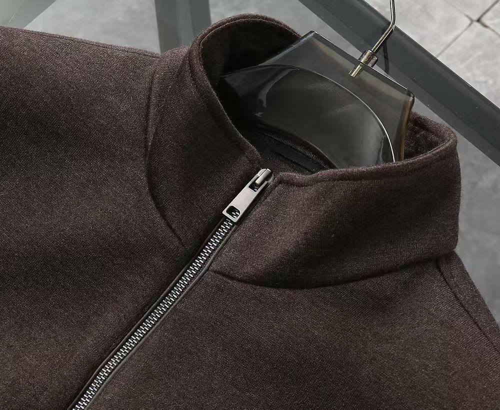 Refined Zip Jacket - Espresso