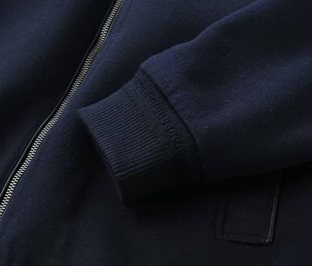 Refined Zip Jacket - Midnight Navy