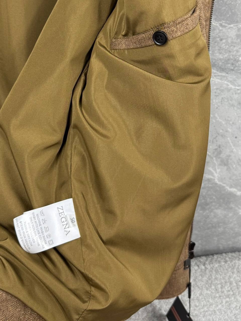 Tailored Wool Zip Jacket